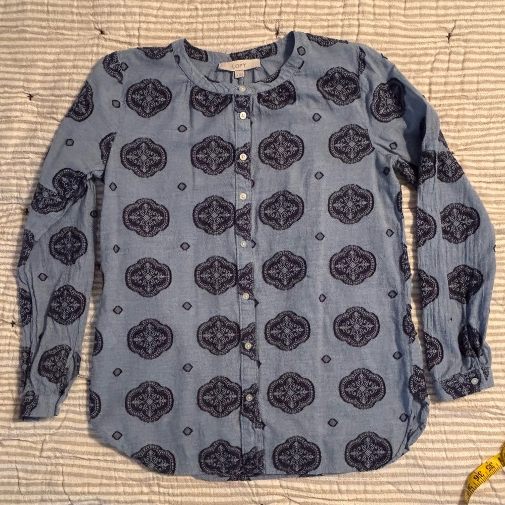 LOFT Texture Design Blouse